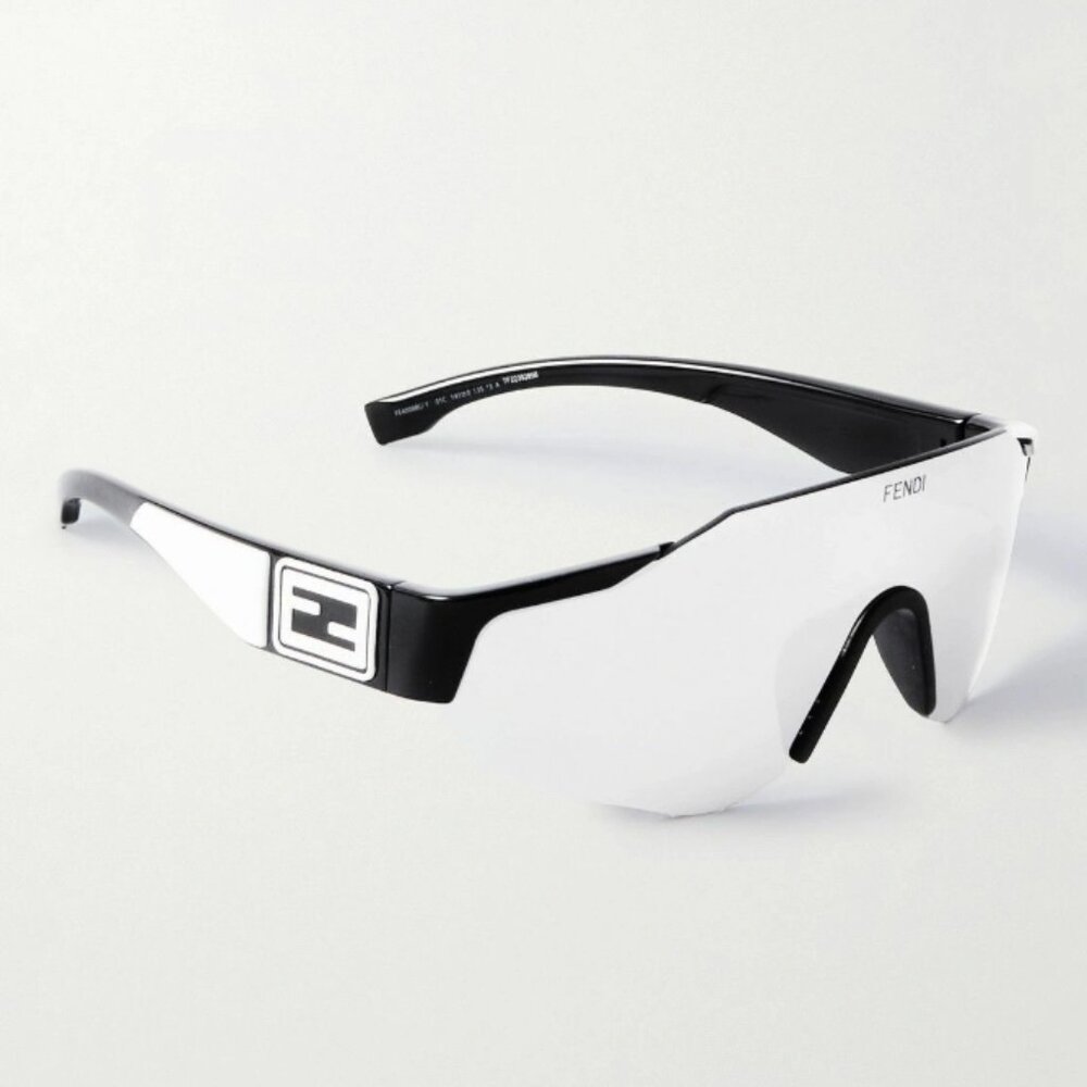 NEW Fendi - Frameless Acetate Sunglasses FE40088U-Y 01C - Picture 3 of 5